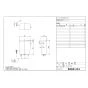 LIXIL(リクシル) YBC-P20HU BW1+DT-PA250HUTK BW1 取扱説明書 商品図面 施工説明書 パブリック向けタンク式便器 (掃除口なし) 手洗なし 商品図面1